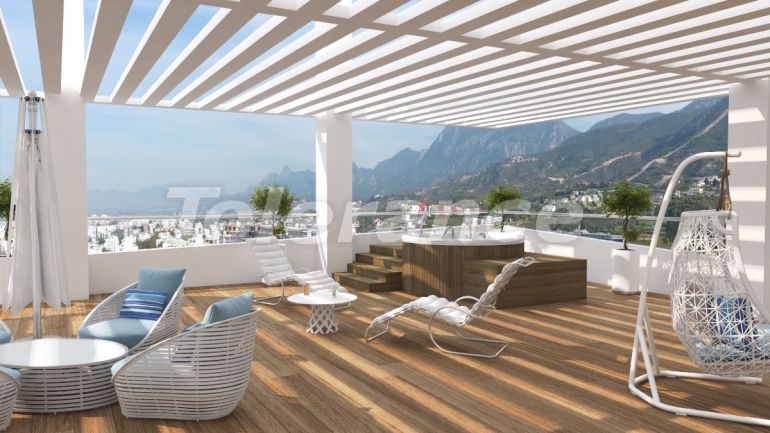 Appartement du développeur еn Kyrénia, Chypre du Nord vue sur la mer piscine - acheter un bien immobilier en Turquie - 71698