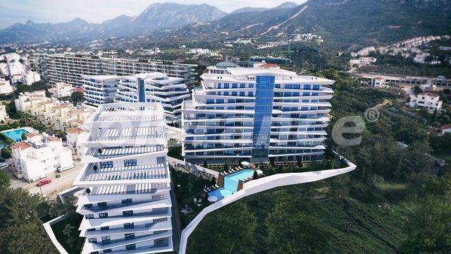 Appartement du développeur еn Kyrénia, Chypre du Nord vue sur la mer piscine - acheter un bien immobilier en Turquie - 71699