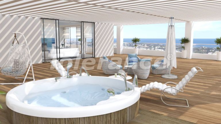 Appartement du développeur еn Kyrénia, Chypre du Nord vue sur la mer piscine - acheter un bien immobilier en Turquie - 71700