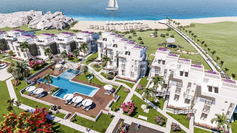 Appartement van de ontwikkelaar in Kyrenie, Noord-Cyprus zeezicht zwembad afbetaling - onroerend goed kopen in Turkije - 72479