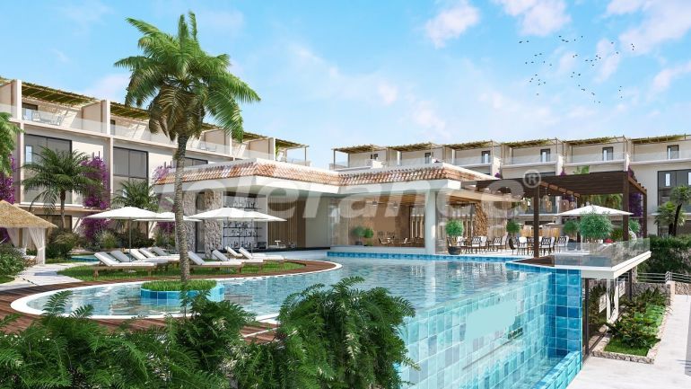 Apartment from the developer in Kyrenia, Northern Cyprus with sea view with pool with installment - 72612 Apartment from the developer in Kyrenia, Northern Cyprus with sea view with pool with installment - buy realty in Turkey - 72612