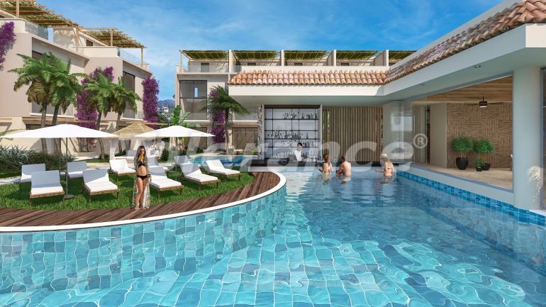 Apartment from the developer in Kyrenia, Northern Cyprus with sea view with pool with installment - 72615 Apartment from the developer in Kyrenia, Northern Cyprus with sea view with pool with installment - buy realty in Turkey - 72615