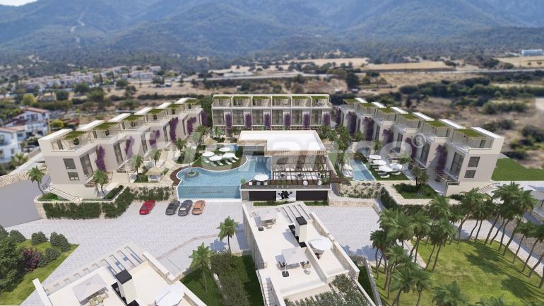 Apartment from the developer in Kyrenia, Northern Cyprus with sea view with pool with installment - 72619 Apartment from the developer in Kyrenia, Northern Cyprus with sea view with pool with installment - buy realty in Turkey - 72619