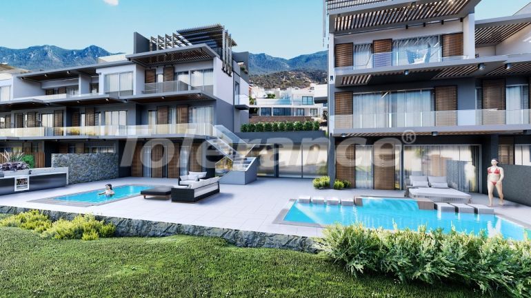 Appartement van de ontwikkelaar in Kyrenie, Noord-Cyprus zeezicht zwembad afbetaling - onroerend goed kopen in Turkije - 72898