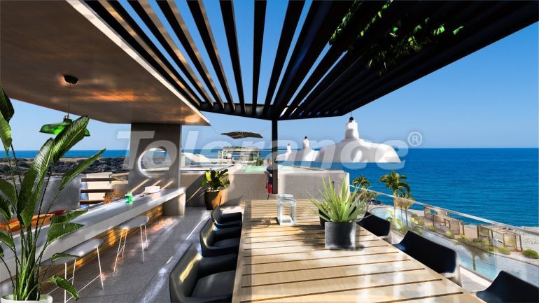 Appartement van de ontwikkelaar in Kyrenie, Noord-Cyprus zeezicht zwembad afbetaling - onroerend goed kopen in Turkije - 72911