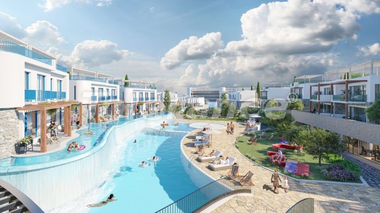 Appartement du développeur еn Kyrénia, Chypre du Nord vue sur la mer piscine versement - acheter un bien immobilier en Turquie - 73674
