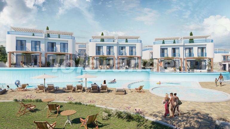 Appartement du développeur еn Kyrénia, Chypre du Nord vue sur la mer piscine versement - acheter un bien immobilier en Turquie - 73682