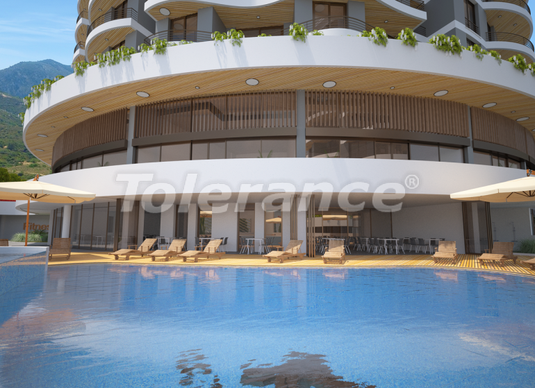 Appartement van de ontwikkelaar in Kyrenie, Noord-Cyprus zwembad afbetaling - onroerend goed kopen in Turkije - 73795