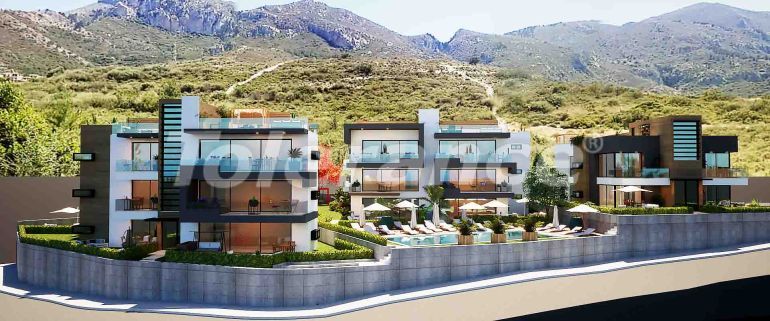 Appartement van de ontwikkelaar in Kyrenie, Noord-Cyprus zeezicht zwembad afbetaling - onroerend goed kopen in Turkije - 73952