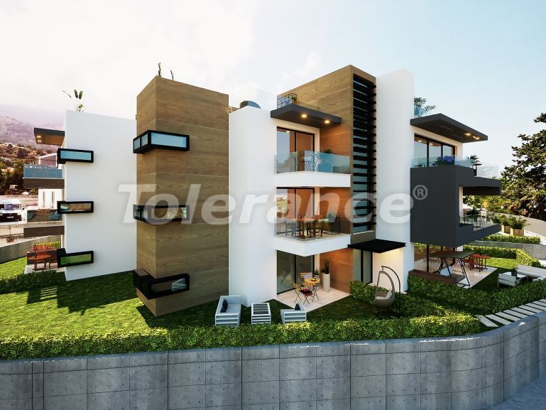 آپارتمان از سازنده که در گیرنه, قبرس شمالی منظره دریا استخر اقساط - خرید ملک در ترکیه - 73959