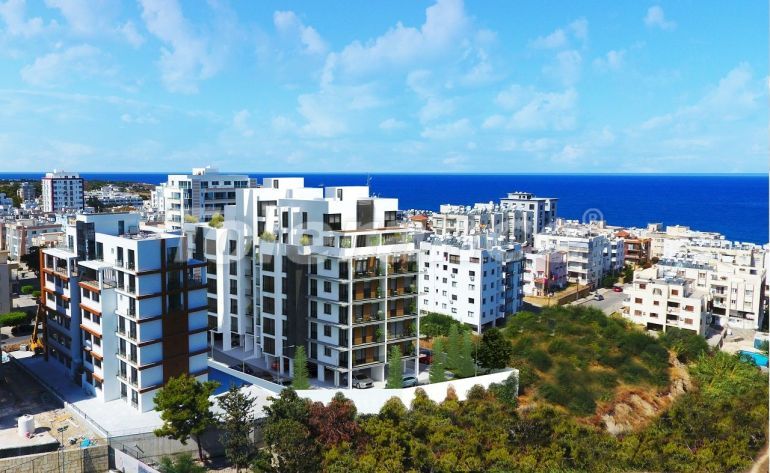 Apartment from the developer in Kyrenia, Northern Cyprus with sea view with pool with installment - buy realty in Turkey - 74933