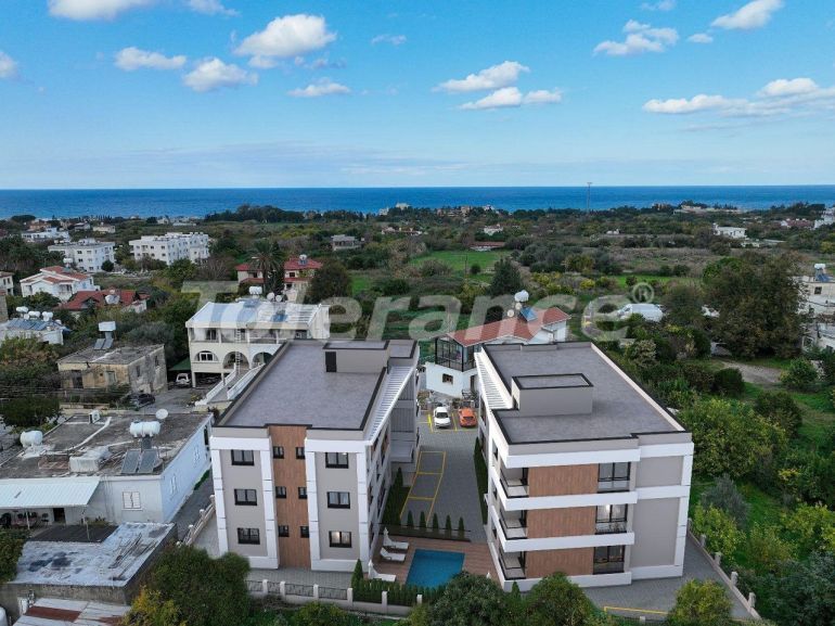 Apartment in Kyrenia, Northern Cyprus with sea view with pool with installment - buy realty in Turkey - 75471