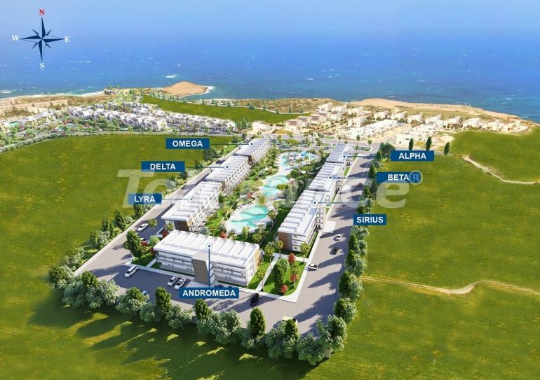 Apartment from the developer in Kyrenia, Northern Cyprus with sea view with pool with installment - 76041 Apartment from the developer in Kyrenia, Northern Cyprus with sea view with pool with installment - buy realty in Turkey - 76041