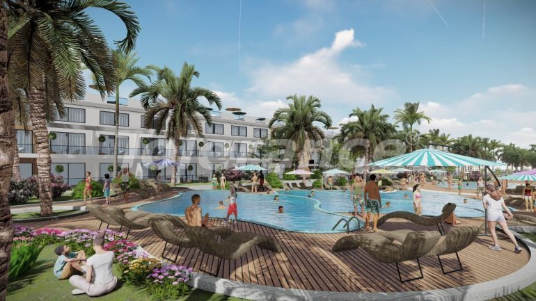 Apartment from the developer in Kyrenia, Northern Cyprus with sea view with pool with installment - 76045 Apartment from the developer in Kyrenia, Northern Cyprus with sea view with pool with installment - buy realty in Turkey - 76045