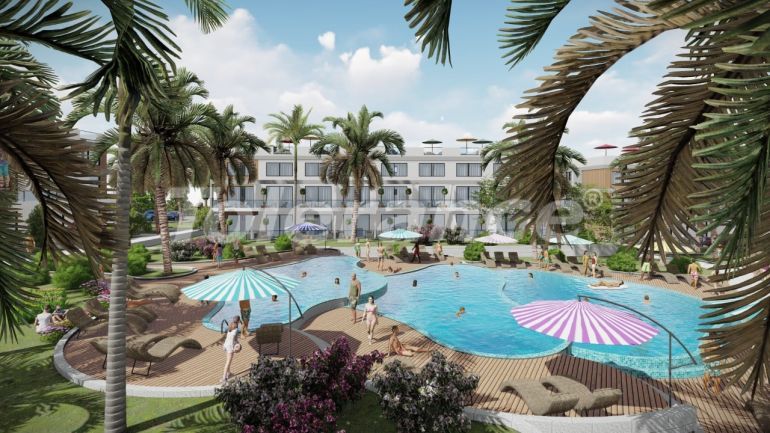 Apartment from the developer in Kyrenia, Northern Cyprus with sea view with pool with installment - 76046 Apartment from the developer in Kyrenia, Northern Cyprus with sea view with pool with installment - buy realty in Turkey - 76046
