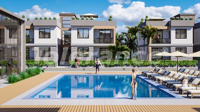 Apartment from the developer in Kyrenia, Northern Cyprus with sea view with pool with installment - buy realty in Turkey - 76656