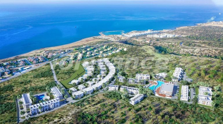 Appartement van de ontwikkelaar in Kyrenie, Noord-Cyprus zeezicht zwembad afbetaling - onroerend goed kopen in Turkije - 76668