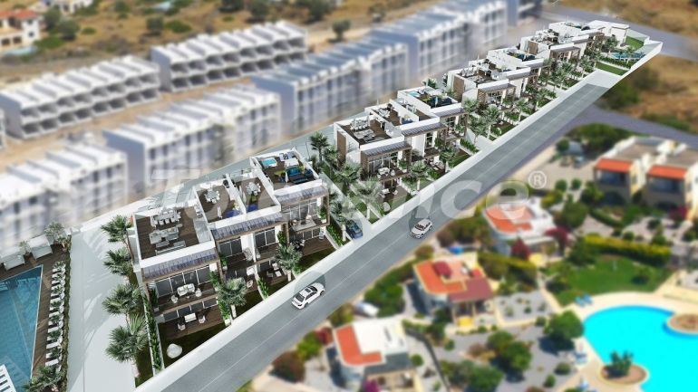 Apartment from the developer in Kyrenia, Northern Cyprus with sea view with pool with installment - buy realty in Turkey - 76756