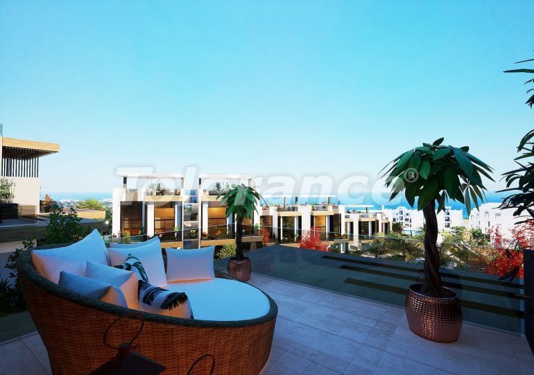 Appartement du développeur еn Kyrénia, Chypre du Nord vue sur la mer piscine versement - acheter un bien immobilier en Turquie - 77131