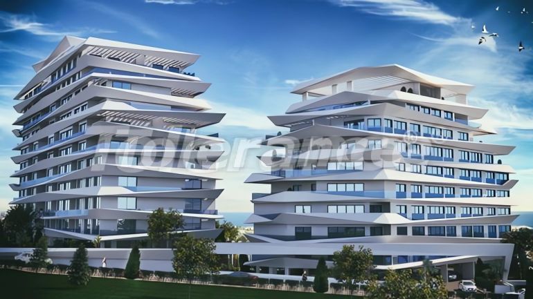 Apartment from the developer in Kyrenia, Northern Cyprus with sea view with pool - buy realty in Turkey - 77955