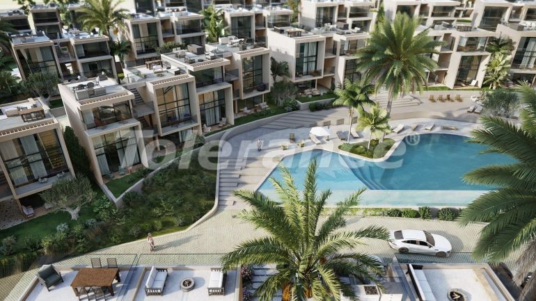 Appartement van de ontwikkelaar in Kyrenie, Noord-Cyprus zeezicht zwembad afbetaling - onroerend goed kopen in Turkije - 80129
