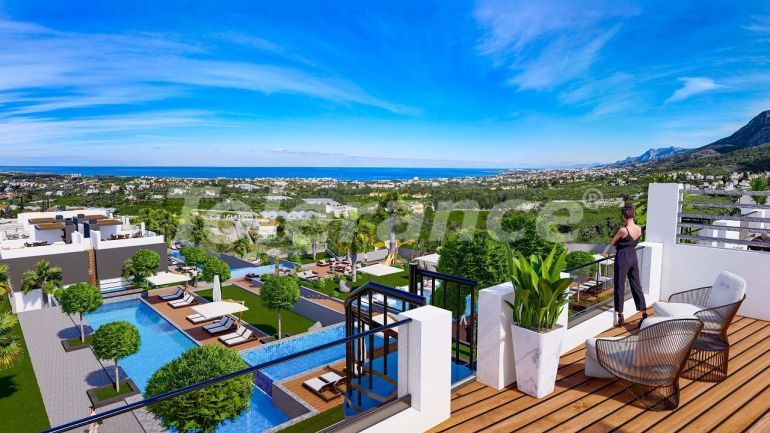 شقق من المتعهد في:في كيرينيا, قبرص الشمالية اطلالة على البحر مسبح تقسيط - شراء عقار في تركيا - 82803