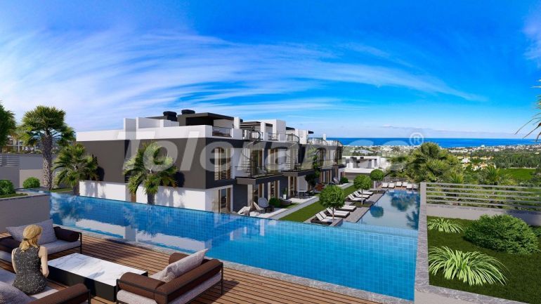 شقق من المتعهد في:في كيرينيا, قبرص الشمالية اطلالة على البحر مسبح تقسيط - شراء عقار في تركيا - 82805