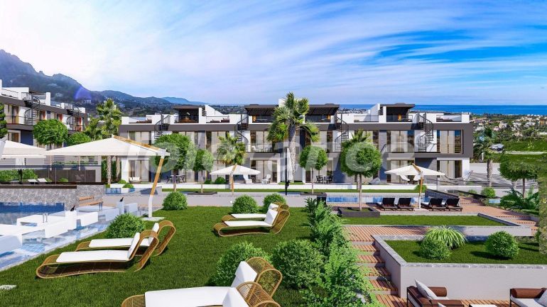 شقق من المتعهد في:في كيرينيا, قبرص الشمالية اطلالة على البحر مسبح تقسيط - شراء عقار في تركيا - 82808