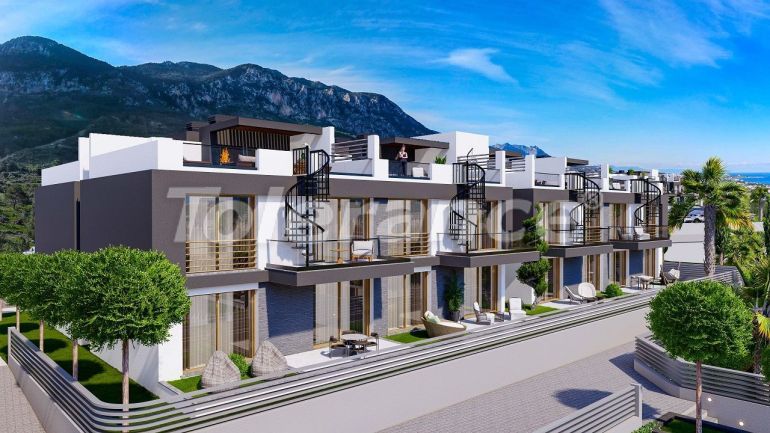 شقق من المتعهد في:في كيرينيا, قبرص الشمالية اطلالة على البحر مسبح تقسيط - شراء عقار في تركيا - 82809