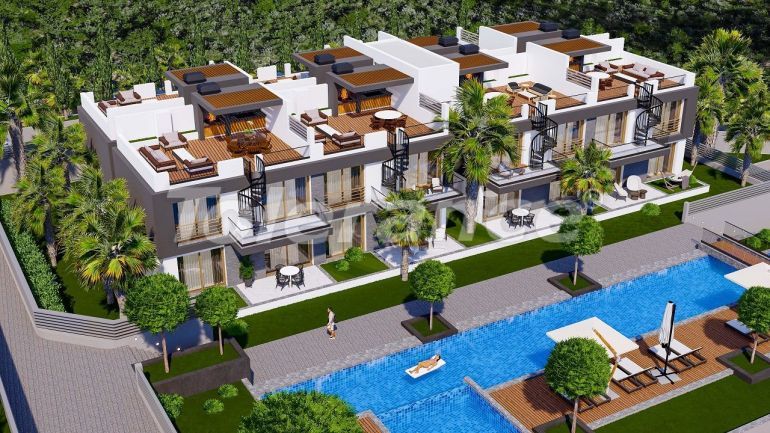 شقق من المتعهد في:في كيرينيا, قبرص الشمالية اطلالة على البحر مسبح تقسيط - شراء عقار في تركيا - 82810