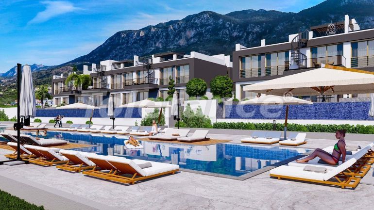 Apartment from the developer in Kyrenia, Northern Cyprus with sea view with pool with installment - 82838 Apartment from the developer in Kyrenia, Northern Cyprus with sea view with pool with installment - buy realty in Turkey - 82838
