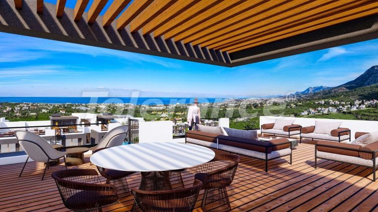Apartment from the developer in Kyrenia, Northern Cyprus with sea view with pool with installment - 82857 Apartment from the developer in Kyrenia, Northern Cyprus with sea view with pool with installment - buy realty in Turkey - 82857