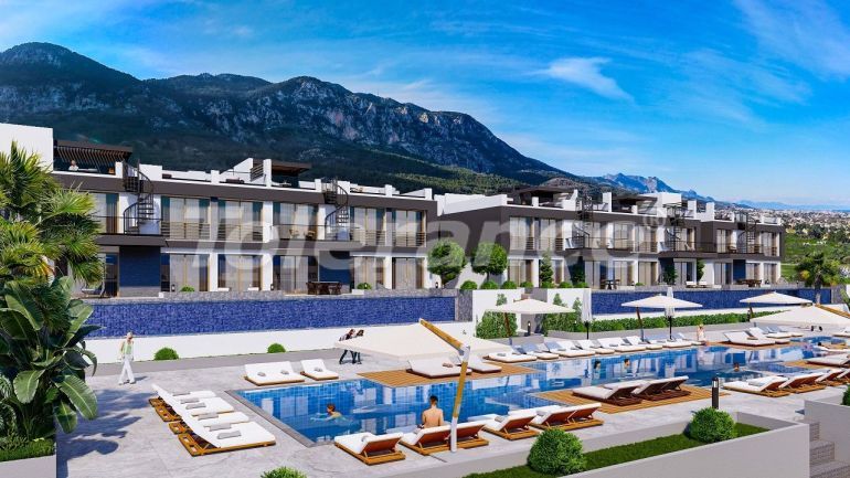 Apartment from the developer in Kyrenia, Northern Cyprus with sea view with pool with installment - 82861 Apartment from the developer in Kyrenia, Northern Cyprus with sea view with pool with installment - buy realty in Turkey - 82861