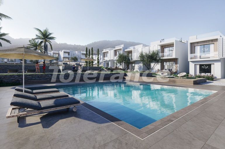 Appartement van de ontwikkelaar in Kyrenie, Noord-Cyprus zeezicht zwembad afbetaling - onroerend goed kopen in Turkije - 83284