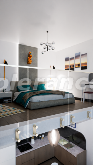 آپارتمان از سازنده که در گیرنه, قبرس شمالی منظره دریا استخر اقساط - خرید ملک در ترکیه - 83821