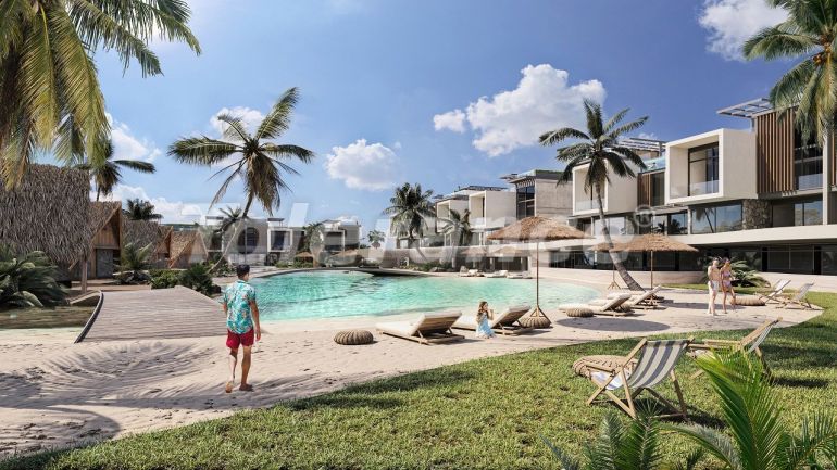 Appartement van de ontwikkelaar in Kyrenie, Noord-Cyprus zeezicht zwembad afbetaling - onroerend goed kopen in Turkije - 84279