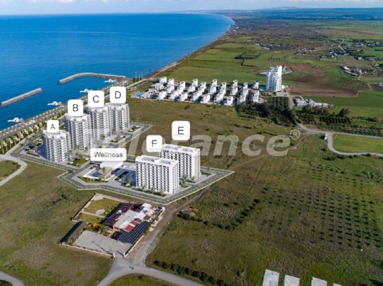 Apartment from the developer in Kyrenia, Northern Cyprus with sea view with pool with installment - 84553 Apartment from the developer in Kyrenia, Northern Cyprus with sea view with pool with installment - buy realty in Turkey - 84553