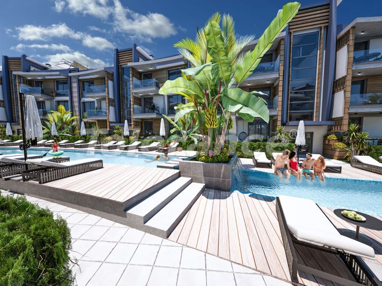 Apartment from the developer in Kyrenia, Northern Cyprus with pool with installment - 85617 Apartment from the developer in Kyrenia, Northern Cyprus with pool with installment - buy realty in Turkey - 85617