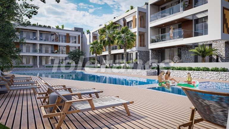 Appartement van de ontwikkelaar in Kyrenie, Noord-Cyprus zwembad afbetaling - 87187 Appartement van de ontwikkelaar in Kyrenie, Noord-Cyprus zwembad afbetaling - onroerend goed kopen in Turkije - 87187