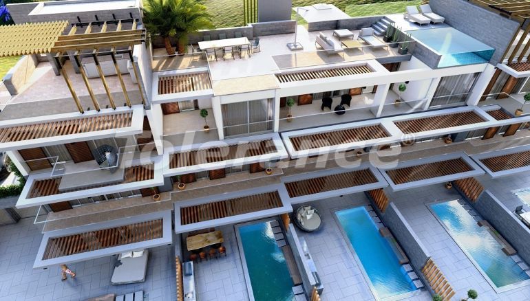 Appartement van de ontwikkelaar in Kyrenie, Noord-Cyprus zeezicht zwembad afbetaling - onroerend goed kopen in Turkije - 87462