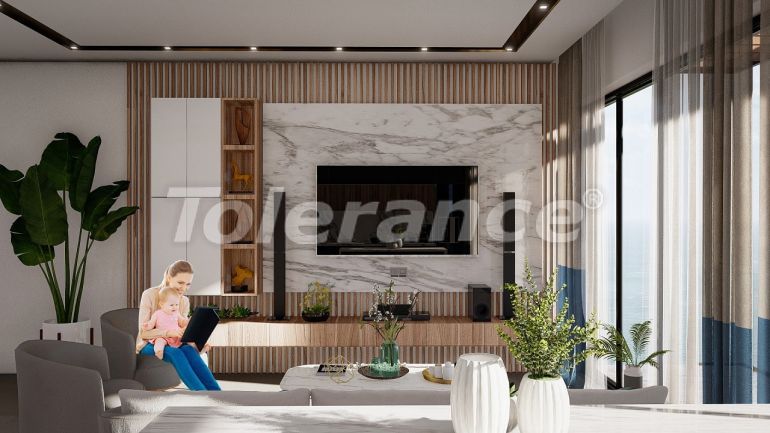 Appartement van de ontwikkelaar in Kyrenie, Noord-Cyprus zeezicht zwembad afbetaling - onroerend goed kopen in Turkije - 87466