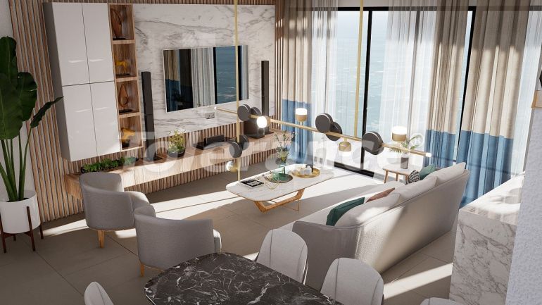 Appartement van de ontwikkelaar in Kyrenie, Noord-Cyprus zeezicht zwembad afbetaling - onroerend goed kopen in Turkije - 87469