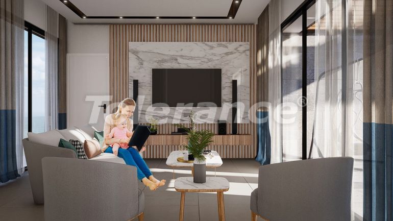 Appartement van de ontwikkelaar in Kyrenie, Noord-Cyprus zeezicht zwembad afbetaling - onroerend goed kopen in Turkije - 87471