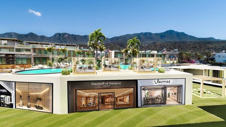 Appartement van de ontwikkelaar in Kyrenie, Noord-Cyprus zeezicht zwembad afbetaling - onroerend goed kopen in Turkije - 87483