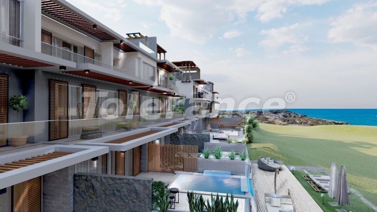 Appartement van de ontwikkelaar in Kyrenie, Noord-Cyprus zeezicht zwembad afbetaling - onroerend goed kopen in Turkije - 87496