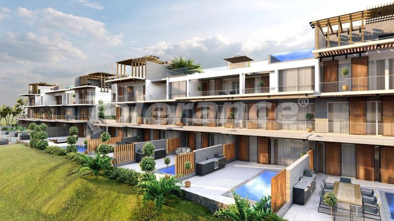 Appartement van de ontwikkelaar in Kyrenie, Noord-Cyprus zeezicht zwembad afbetaling - onroerend goed kopen in Turkije - 87497