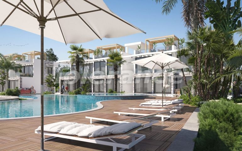 Appartement van de ontwikkelaar in Kyrenie, Noord-Cyprus zeezicht zwembad afbetaling - onroerend goed kopen in Turkije - 87537