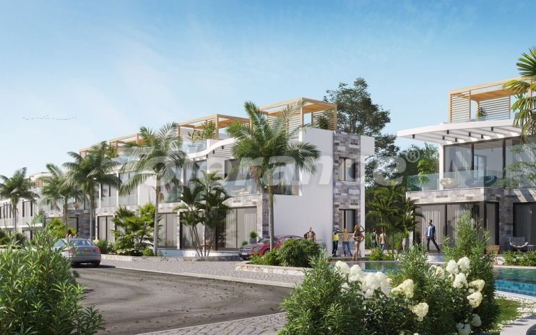 Appartement van de ontwikkelaar in Kyrenie, Noord-Cyprus zeezicht zwembad afbetaling - onroerend goed kopen in Turkije - 87560