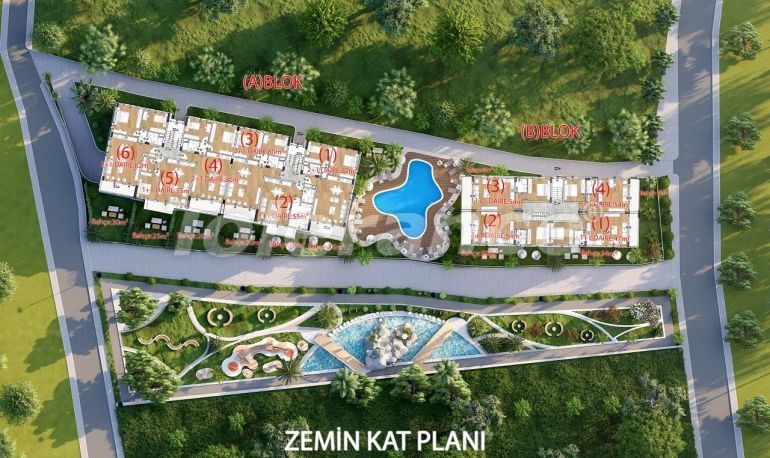 Apartment in Kyrenia, Nordzypern pool ratenzahlung - 89032 Apartment in Kyrenia, Nordzypern pool ratenzahlung - immobilien in der Türkei kaufen - 89032