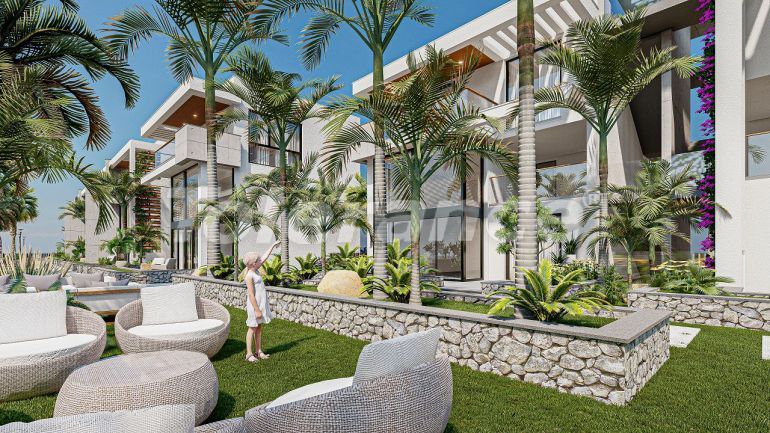 Appartement du développeur еn Kyrénia, Chypre du Nord vue sur la mer piscine - 89066 Appartement du développeur еn Kyrénia, Chypre du Nord vue sur la mer piscine - acheter un bien immobilier en Turquie - 89066